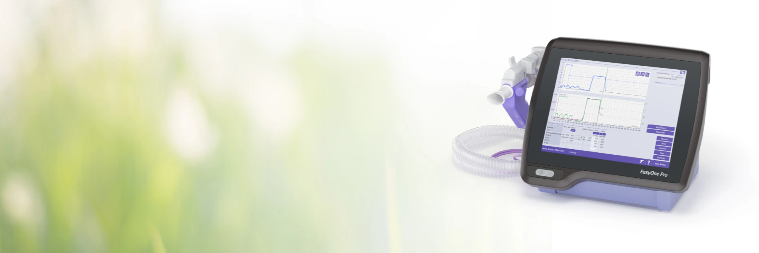 Portable Pulmonary Function Testing Machine - EasyOne Pro